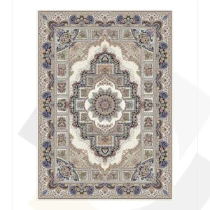 فرش 1200 شانه ایلیا نگین طرح حوض نقره (کلکسیون CLASSIC)