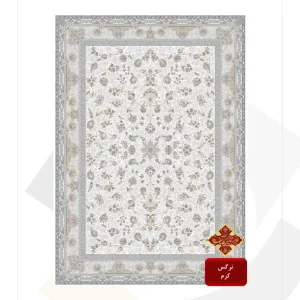 فرش تندیس 1200 شانه طرح نرگس (کلکسیون مسطح)