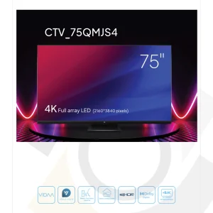تلویزیون 75 اینچ کلور مدل CTV_75QMJS4