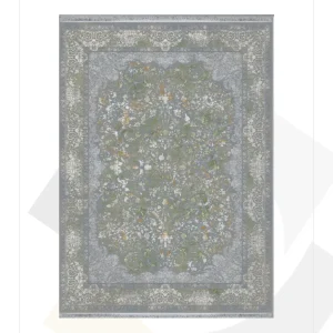 فرش جهان مهر 1200 شانه کد 2309 طرح یاسمن