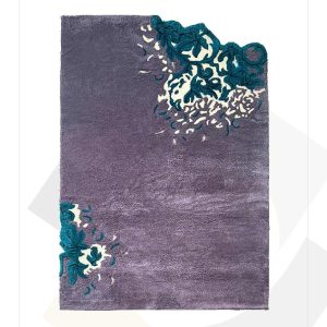 قالیچه بهارآفرین طرح ترنج خیال کد 011