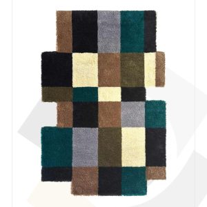 قالیچه بهارآفرین طرح خشتی کد 008