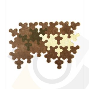 قالیچه بهارآفرین طرح پازلی کد 009