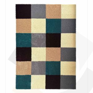 قالیچه بهارآفرین طرح کوبیک منظم کد 033
